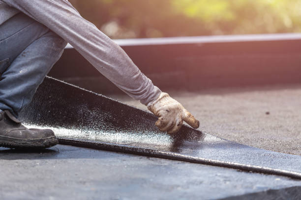 Professional Basement Waterproofing technician working in Liberty Mills, IN